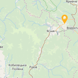 Готель Горгани на карті